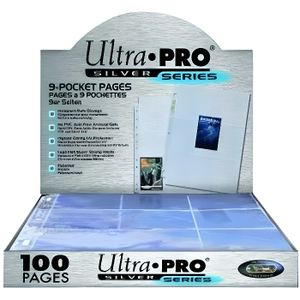 20 à 100 feuilles Silver pour 1800 cartes de collection Classeur Galaxy Series