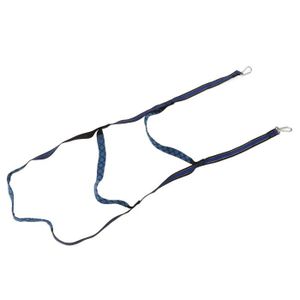 ECHELLE YOSOO Échelle de corde marine Marches d'embarquement pour échelle de corde de bateau marin avec crochets en nylon bleu portable