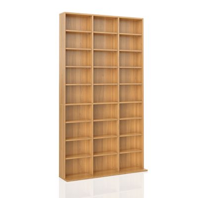 Bibliothèque séparateur de pièce blanche 100x24x94 cm, 3 compartiments