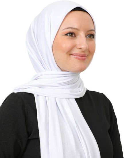 Prien Hijab Long Jersey Doux Pour Femme – Foulard Musulman Premium, Turban Prière Élégant Et Confortable