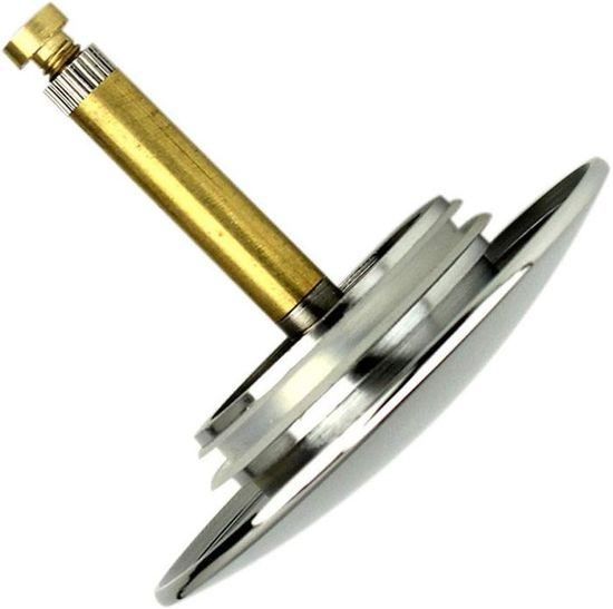 Bouchon De Baignoire Universel Réglable 43mm - En Laiton Chromé, Joint Caoutchouc - Pour Baignoire, Lavabo, évier Cuisine