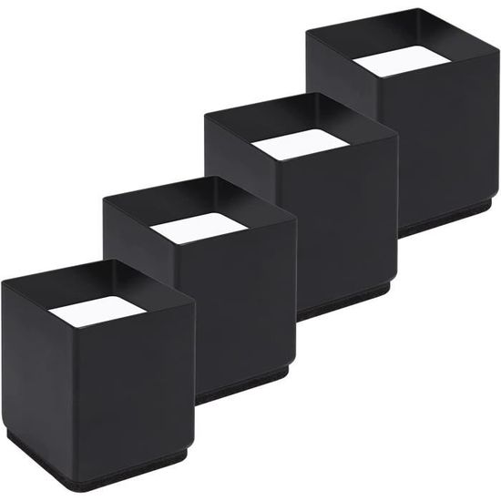 Lot De 4 Rehausseurs Buffet Acrylique Blanc - Présentoirs Gâteaux Cupcakes Dessert Grand Format