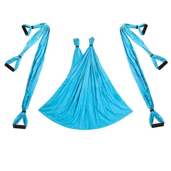 Kit Yoga Swing Premium - Hamac Aérien Anti-gravité - Jaune - Boîte Ouverte