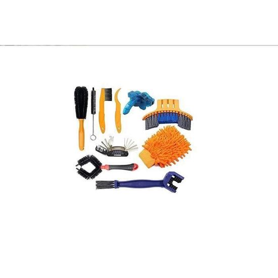 Kit 8 Brosses De Nettoyage Pour Chaîne De Vélo - Entretien Facile De La Transmission