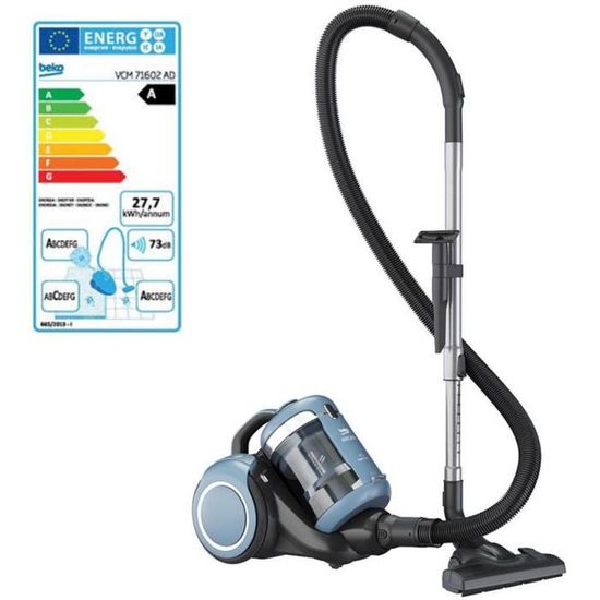 Beko VCM71602AD Aspirateur Sans Sac Multicyclonique 2 8 L
