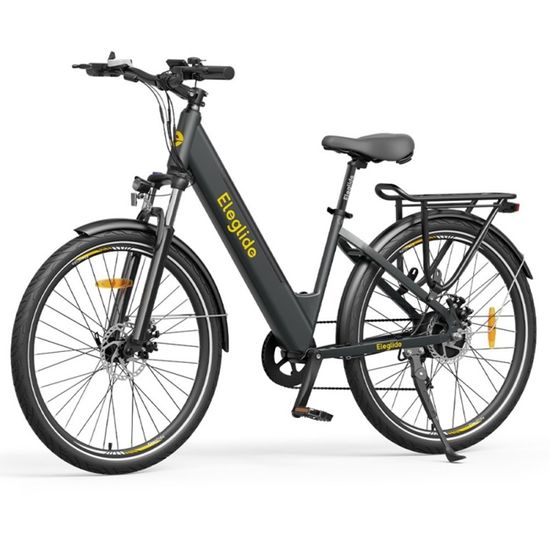 VTC Électrique ELEGLIDE T1 STEP-THRU Vélo Électrique, 250W 36V Moteur, 13Ah Batterie Amovible, 27.5 Pouces, Shimano 7 Vitesses