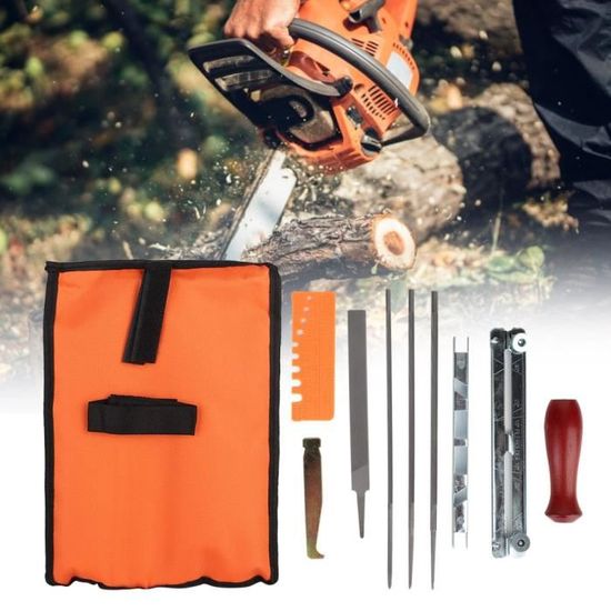 Aiguiseur De Chaîne Pour Tronçonneuse Portable - Outil D'Affûtage Rapide De Lame De Scie - Kit Champ Pour Travail Du Bois