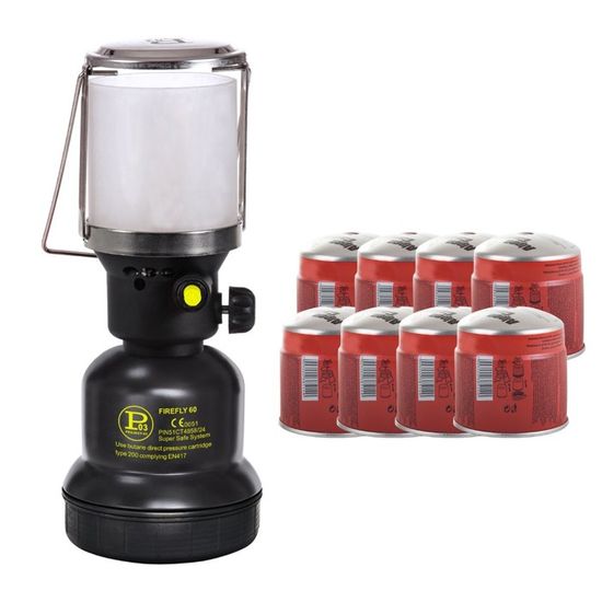 Lampe à gaz butane portable pour le camping, la pêche et le pique-nique, bougie extérieure compacte avec éclairage nocturne