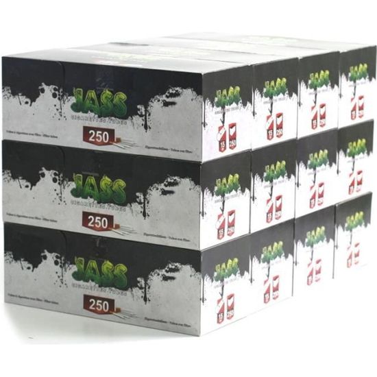 Lot De 12 Boîtes De 250 Tubes SILVER TIP - Tubes De Qualité Premium Pour Usage Professionnel