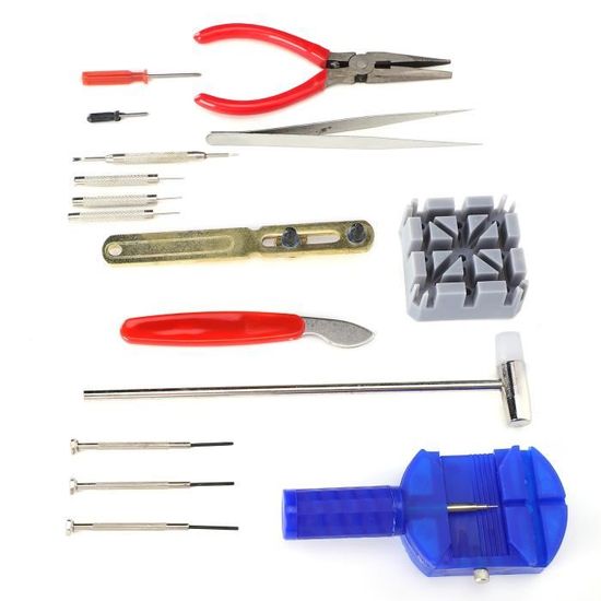 KIT D'OUTILS DE Réparation Montre Changement Pile Horlogerie EUR 33,99