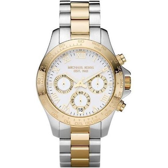 Montre Femme Michael Kors MK5455 Layton Or \u0026 Ar… Or, - Achat/vente montre -  Cdiscount