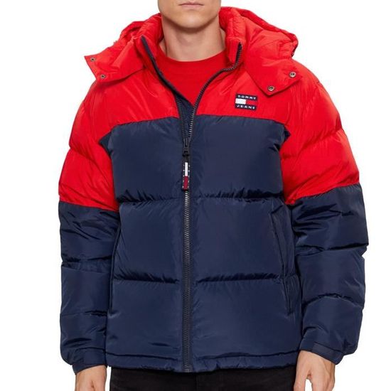 Doudoune Rouge Marine Homme Tommy Hilfiger Alaska Red Cdiscount Pret a Porter