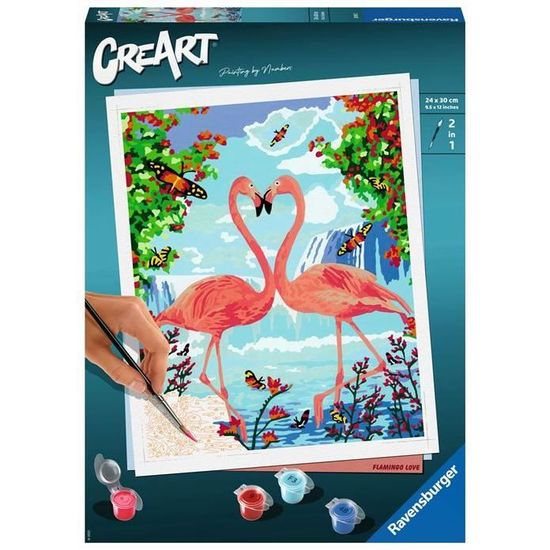 Ravensburger 62768 - Paint By Number Piccolo, Kit Di Pittura Per Bambini Con Cornice, Tema Frozen, Dai 7 Anni - 6
