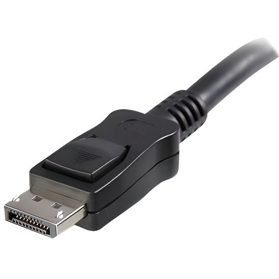 Câble certifié DisplayPort 1.2 de 1,8 m - 4K x 2K - Cordon DP 1.2 4K de 1,8 m avec verrouillage - M/M - DISPLPORT6L