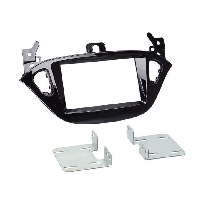Adaptateur de façade 2-DIN Opel Adam 2013 >/ Corsa (E) noir piano