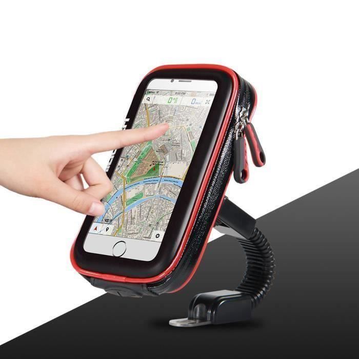 Support de téléphone portable moto support de support de support de vélo pour téléphone sac étui étanche pour téléphones intelligent