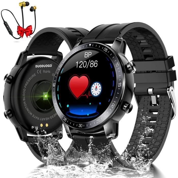 Montres connectées Femmes Homme Pas Cher, Bracelet Connecté Trackers d'activité, Montre de Sport étanche Activité Tracker Bracelet a