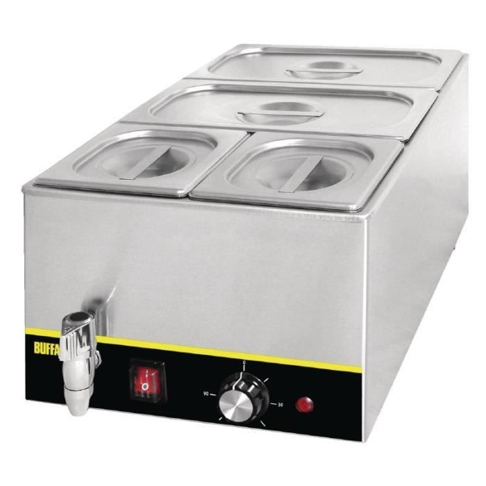 Bain Marie Professionnel 2 x GN 1/3 et 2 x GN 1/6 - Buffalo