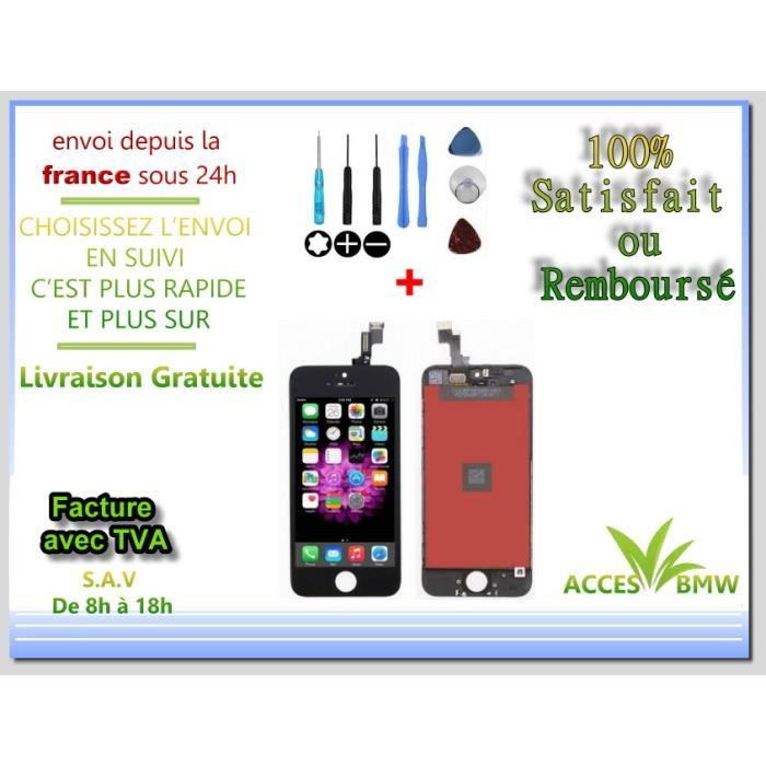 Ecran LCD & Vitre Tactile Pour iPhone SE A1723 A1662 Noir + Outils