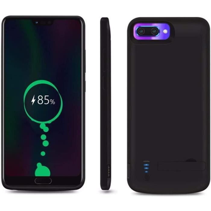 Coque de batterie rechargeable Huawei Honor 10 6500 mAh NoirNZ
