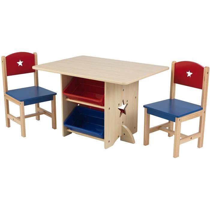 Disney Pixar Cars Table ronde et 2 tabourets pour enfant
