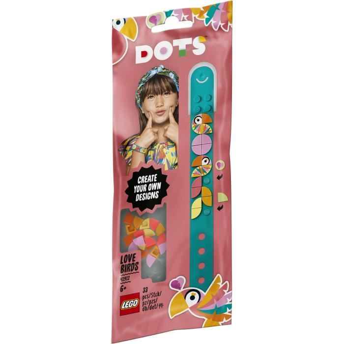 LEGO® DOTS Le bracelet Oiseaux amoureux