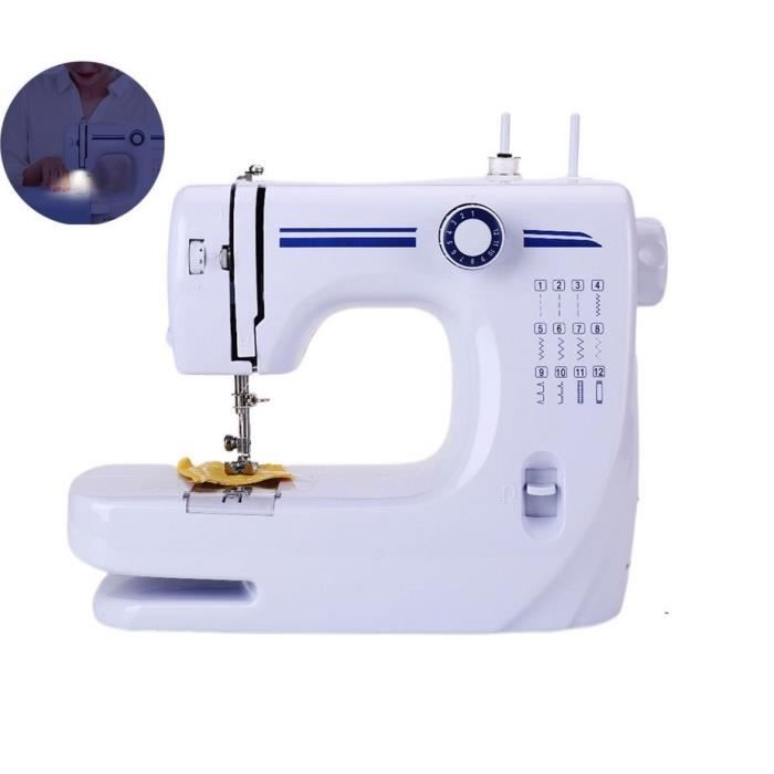Machine à coudree électrique domestique Double aiguille avec pédale -608A