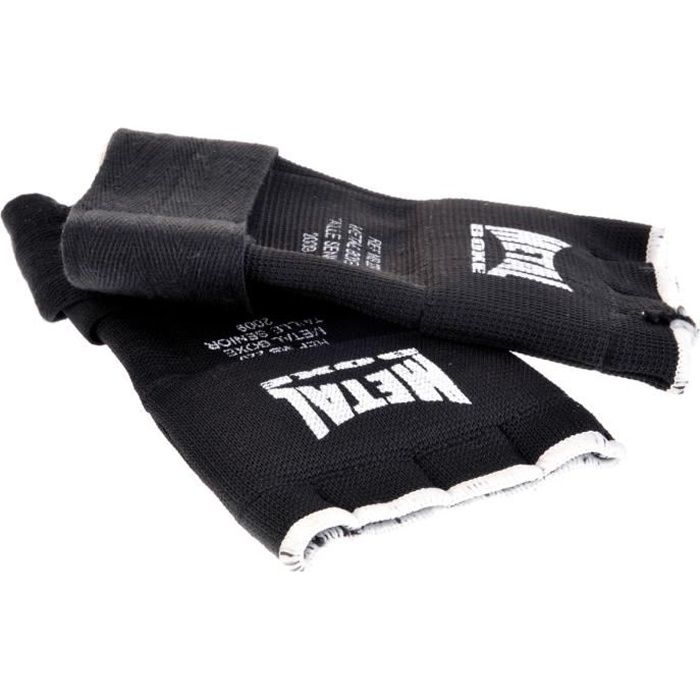 METAL BOXE Sous Gant Max Gel éponge - Senior - Noir