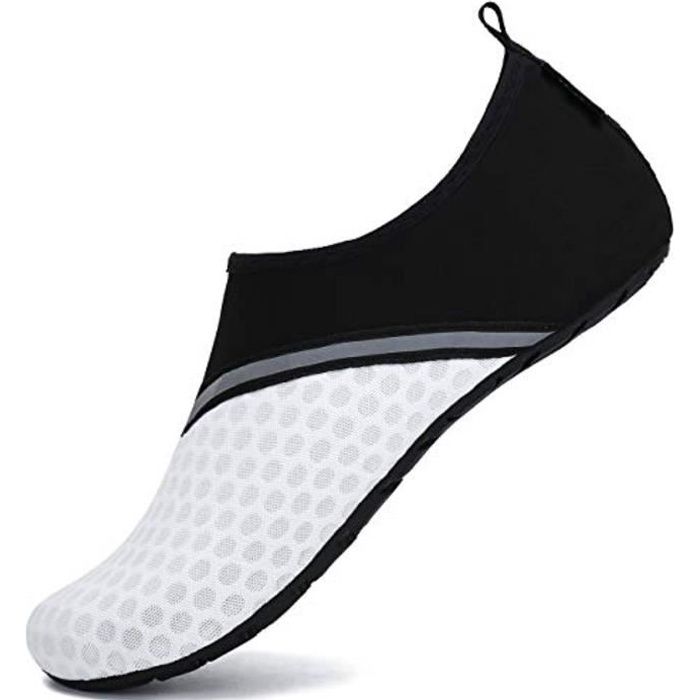 Sandale De Randonnee KP0EY Chaussures d'eau Pieds nus bain rapide Sport sec Chaussures de peau Chaussettes Aqua pour la plage Piscin