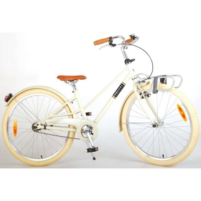 Vélo pour Enfants Volare Melody - Filles - 24 Pouces - Sable - Prime Collection