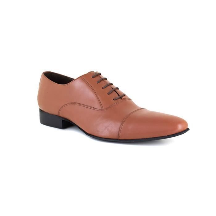 Richelieu Homme J.Bradford Cuir Camel JB-EINDHOVEN