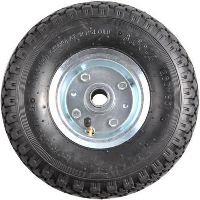 ProPlus roue de rechange caoutchouc/acier 26 x 8,5 cm noir