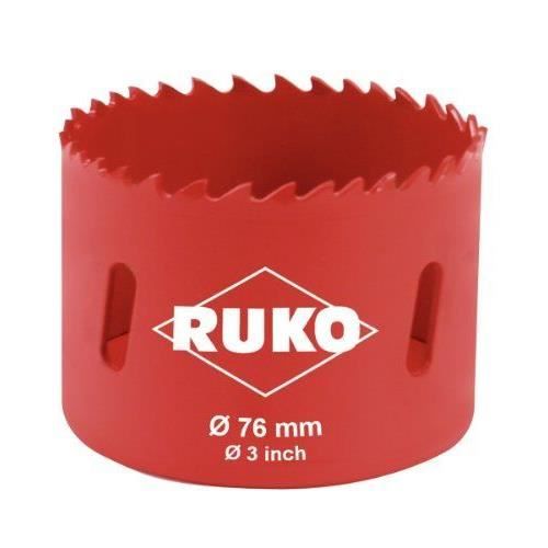 RUKO - 106076 - Scie-cloche bi-métal - 76 mm (Import Allemagne)