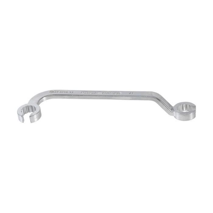 Clé à œil ouverte pour tuyaux d'injection diesel 17 mm
