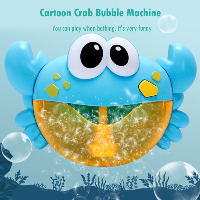 VKTECH Machine à bulles Crabe Jouet De Bain Baignoire Piscine Pour Enfants (Blue)