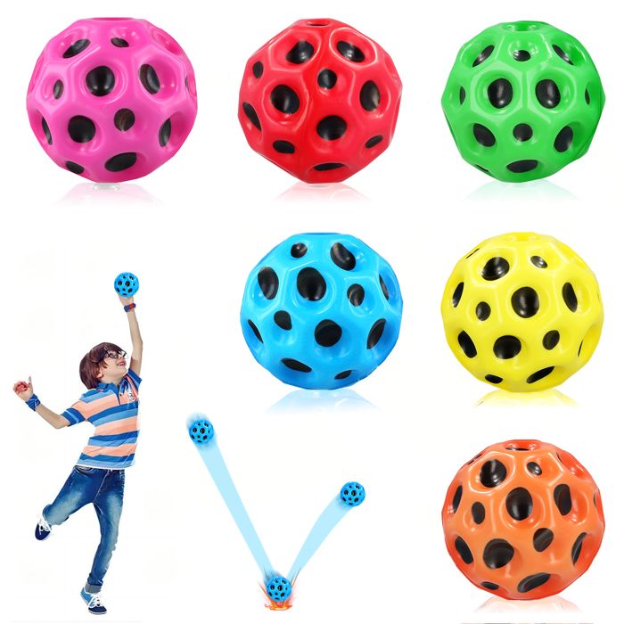 Chimoo Lot De 3 Balles De Saut Moon Ball - 7 Cm