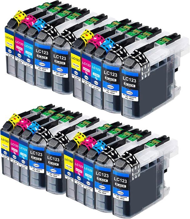 Lc-123 Cartouches D'Encre Pour Lc123 Lc123Xl Lc121 Pour Mfc-J4410Dw