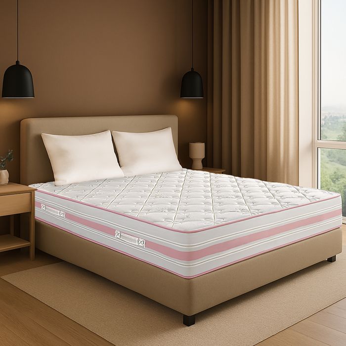 Matelas 160x200 cm Rêverie 30cm mousse haute densité indépendance du couchage face été/hiver