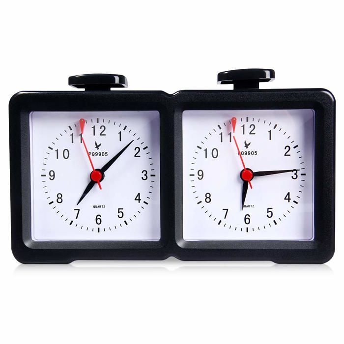 Minuteur Pro pour échec Horloge de Jeu d'échecs analogique précise Minuteur Pro pour échec Horloge de Jeu d'échecs analogique précise
