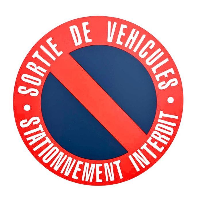 Panneau Stationnement interdit - R2 - Plaque Signalétique
