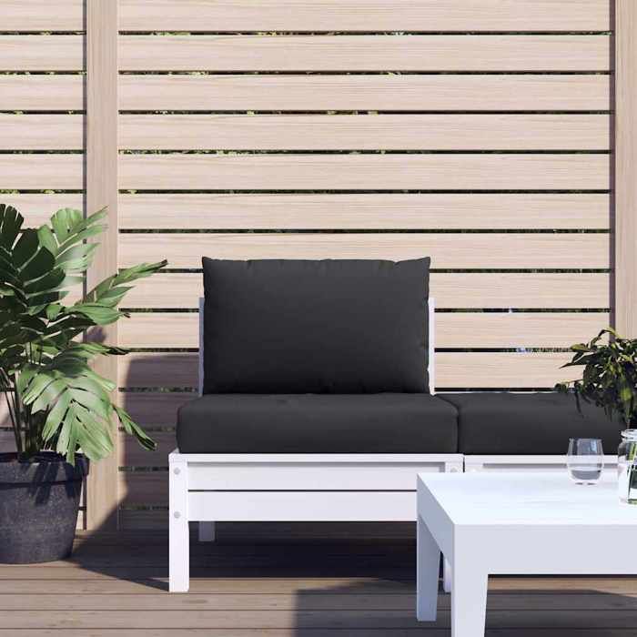 Coussins de palette vidaXL Lot de 2 Tissu Oxford 60x60x95 cm 60x38x13 cm Imperméable
