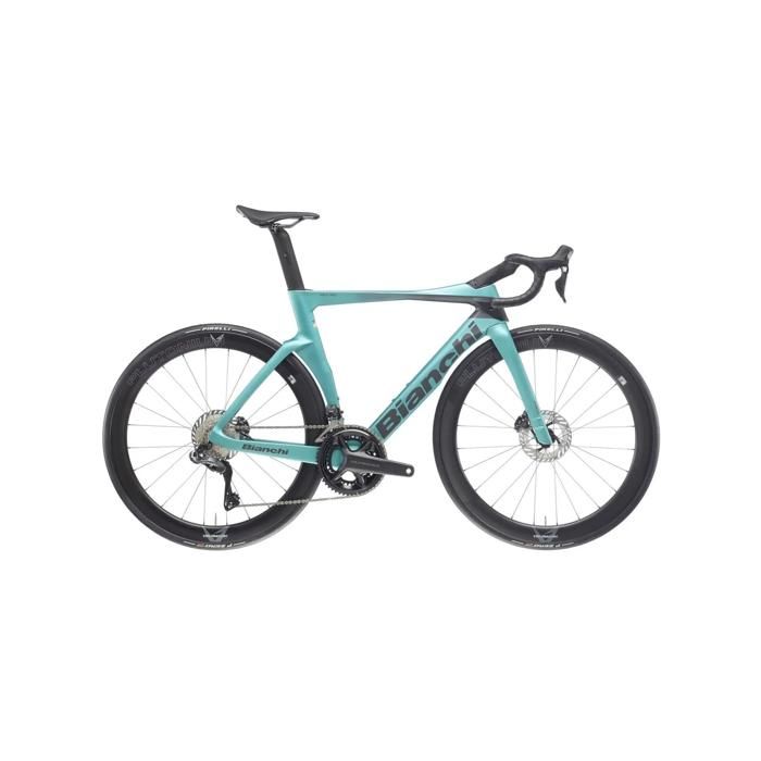 Vélo de route Bianchi Oltre Pro Shimano Ultegra Di2 RD-R8150 12V - ck metallic/graphite matt - Bleu - 55 cm / 176-182 cm