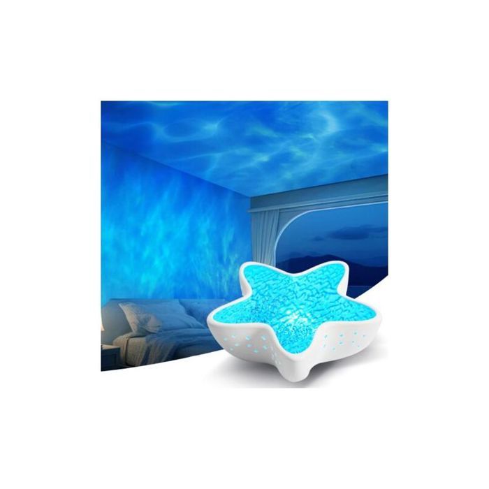 Lampe de projection détoile de mer : projecteur de ciel étoilé qui peut transformer votre chambre en un magnifique paysage de