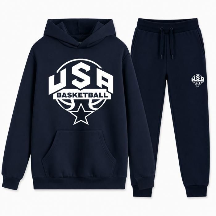 Jogging enfant Basketball USA Bleu Marine 3-14 Ans - Bleu