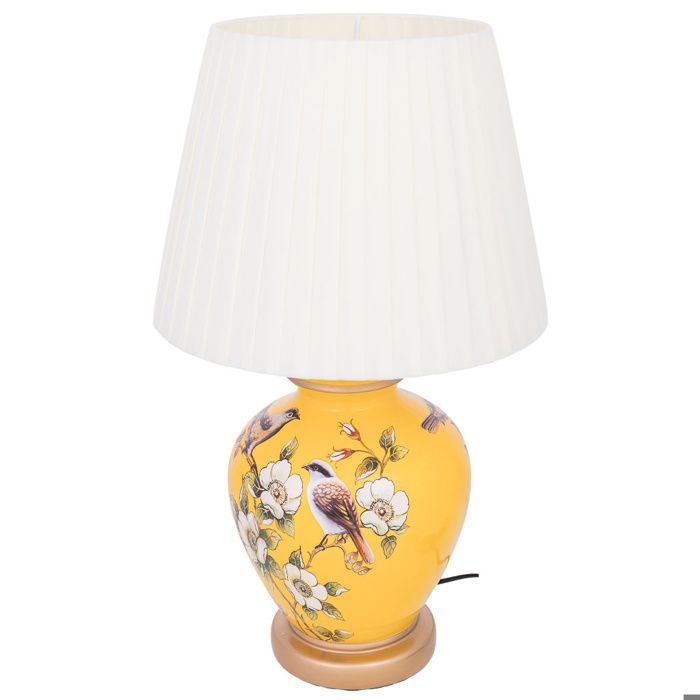 Lampe de table en céramique jaune 30 x 50 cm (h) Lampe de table en céramique jaune 30 x 50 cm (h)