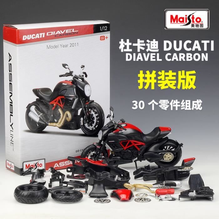 Boîte en mousse verte) 1:12 Kawasaki Ninja ZX-10R Heavy Locomoti Modèle de moto en alliage