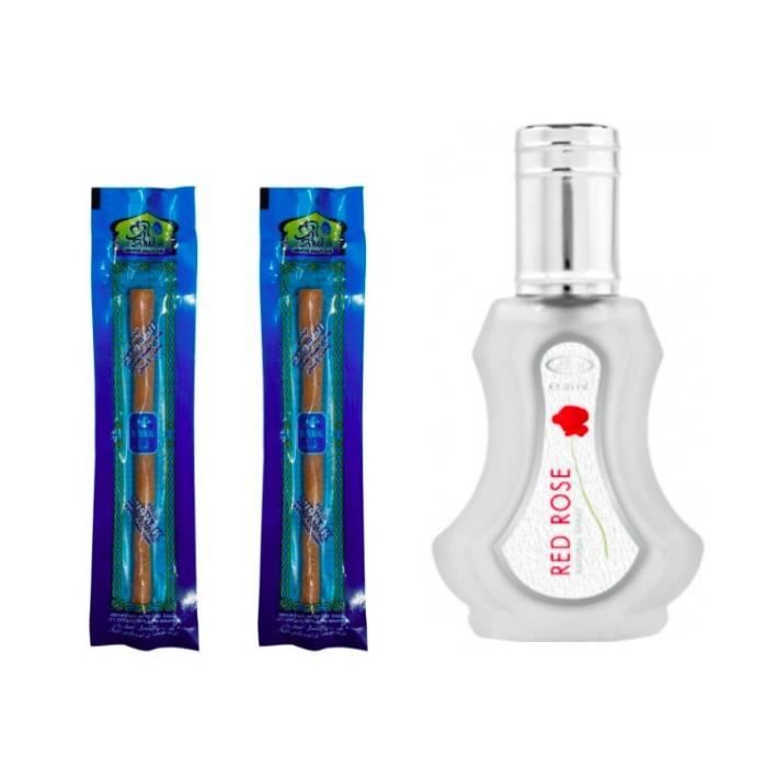 Al Rehab Red Rose Roll-on Duftöl – 3 X 6 Ml, Moschusduft Mit Rose & Vanille, Alkoholfrei