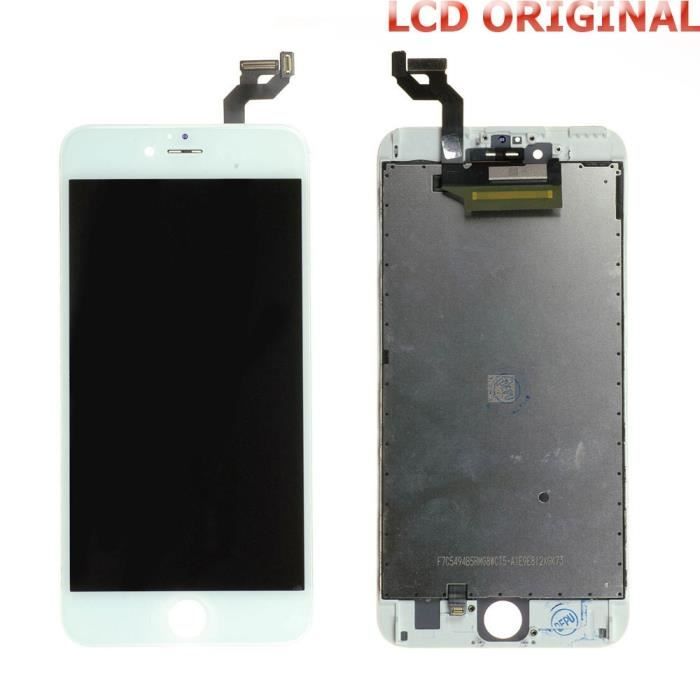 Écran LCD Complet Pour IPhone 6 Plus Blanc - écran Retina + Vitre Tactile - Neuf OuiSmart