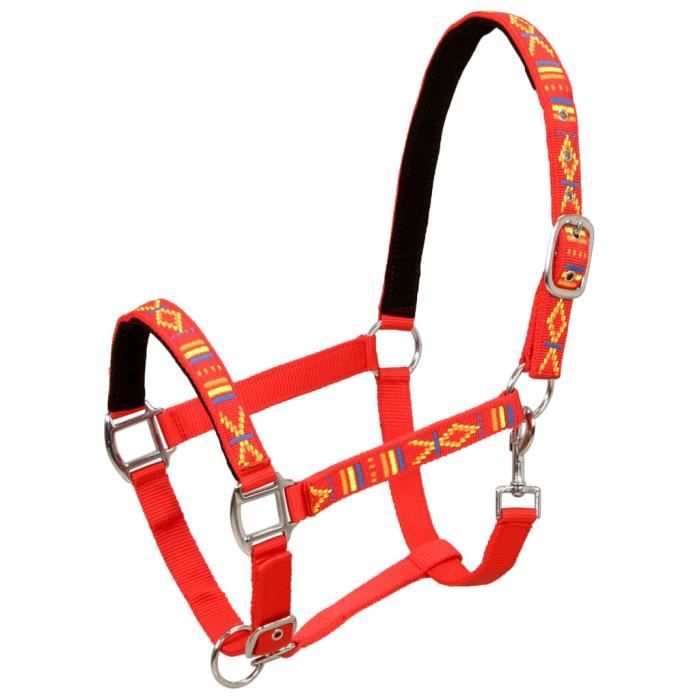 Harnais De Conduite Nylon Pour Cheval – Taille Moyen/Grand – Modèle 3200