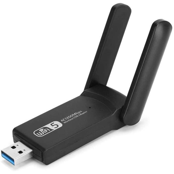 Adaptateur WiFi USB 300 Mbps - Connecte Ta TV, Console Ou PC En Réseau Filaire - Avec Câble LAN 1m - 7